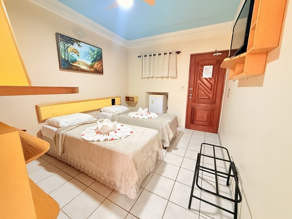 In-room safe, iron/ironing board, free WiFi - Pousada Recifes de Corais (Ipojuca)