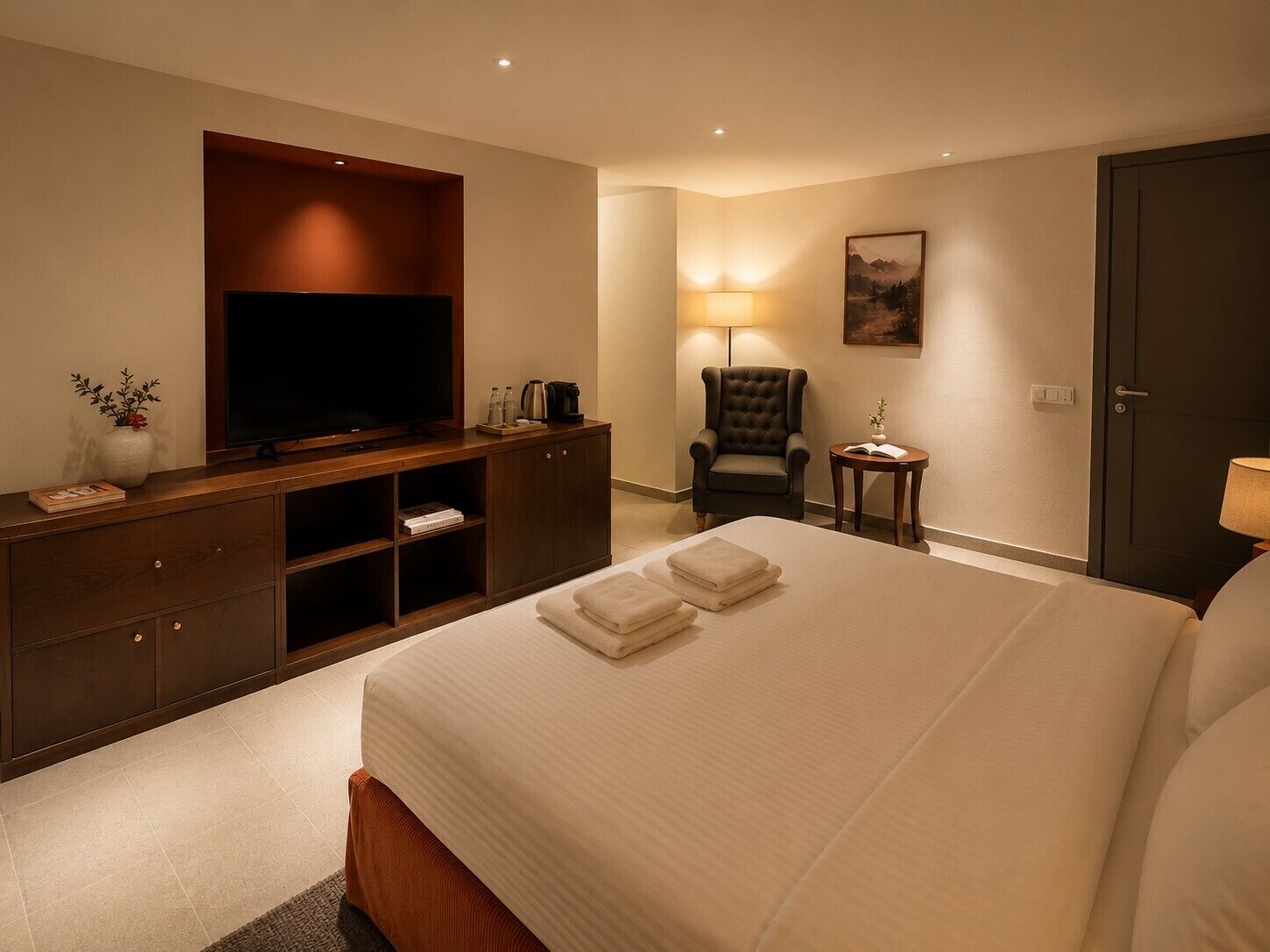Semiground Standard Room | Laptop workspace, free WiFi