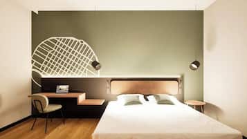 Zimmersafe, schallisolierte Zimmer, kostenloses WLAN, Bettwäsche