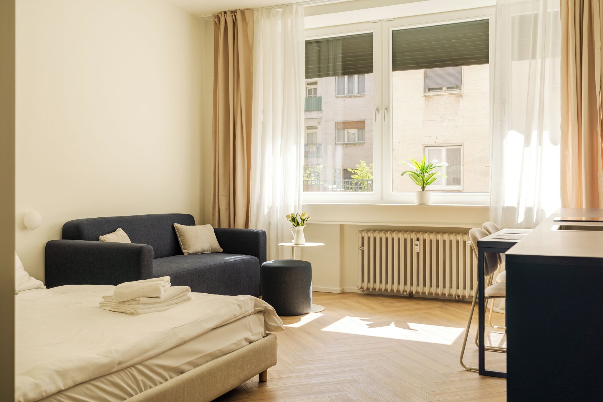 Deluxe-studiosviitti, kaupunkinäköala | Ilmainen Wi-Fi