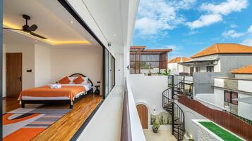 Vila Mewah, 3 kamar tidur, kolam renang pribadi | Seprai katun Mesir, seprai premium, brankas, dan tirai kedap cahaya