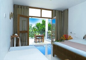 Deluxe Double Room, Balcony, Pool View | Laptop workspace - High Park Beach Resort Nilaveli (Nilaveli)