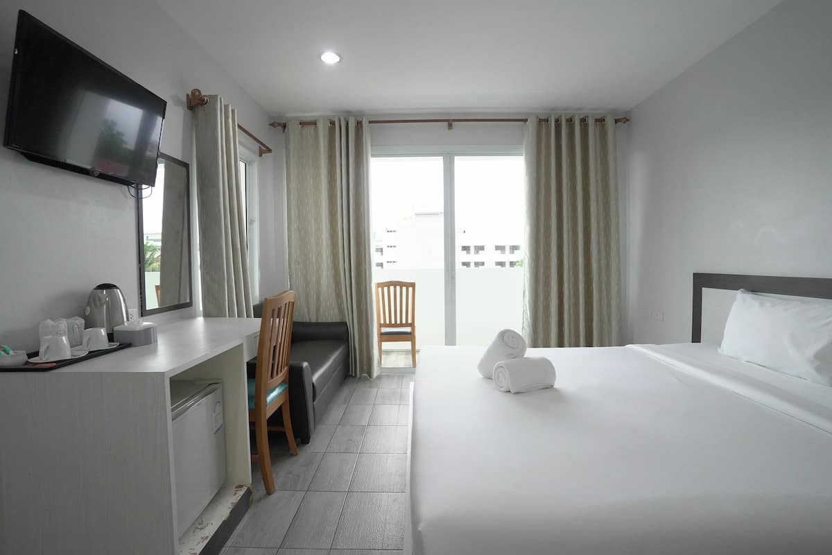 Kamar Double Deluks, sudut | Wi-Fi gratis dan seprai linen