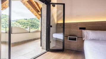 Exclusive Double or Twin Room, Mountain View | Terrace/patio