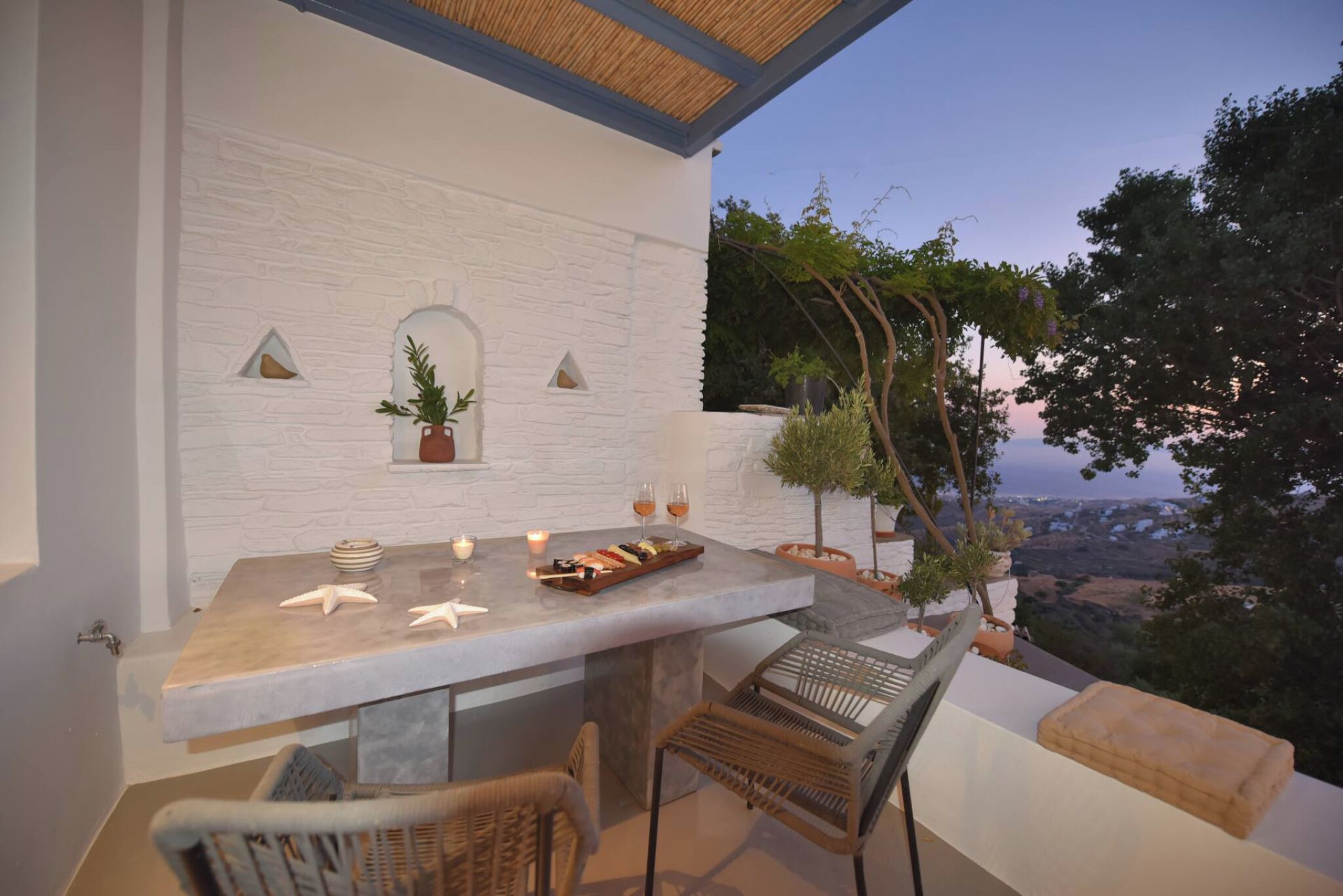 Deluxe Suite, Balcony, Sea View | Terrace/patio