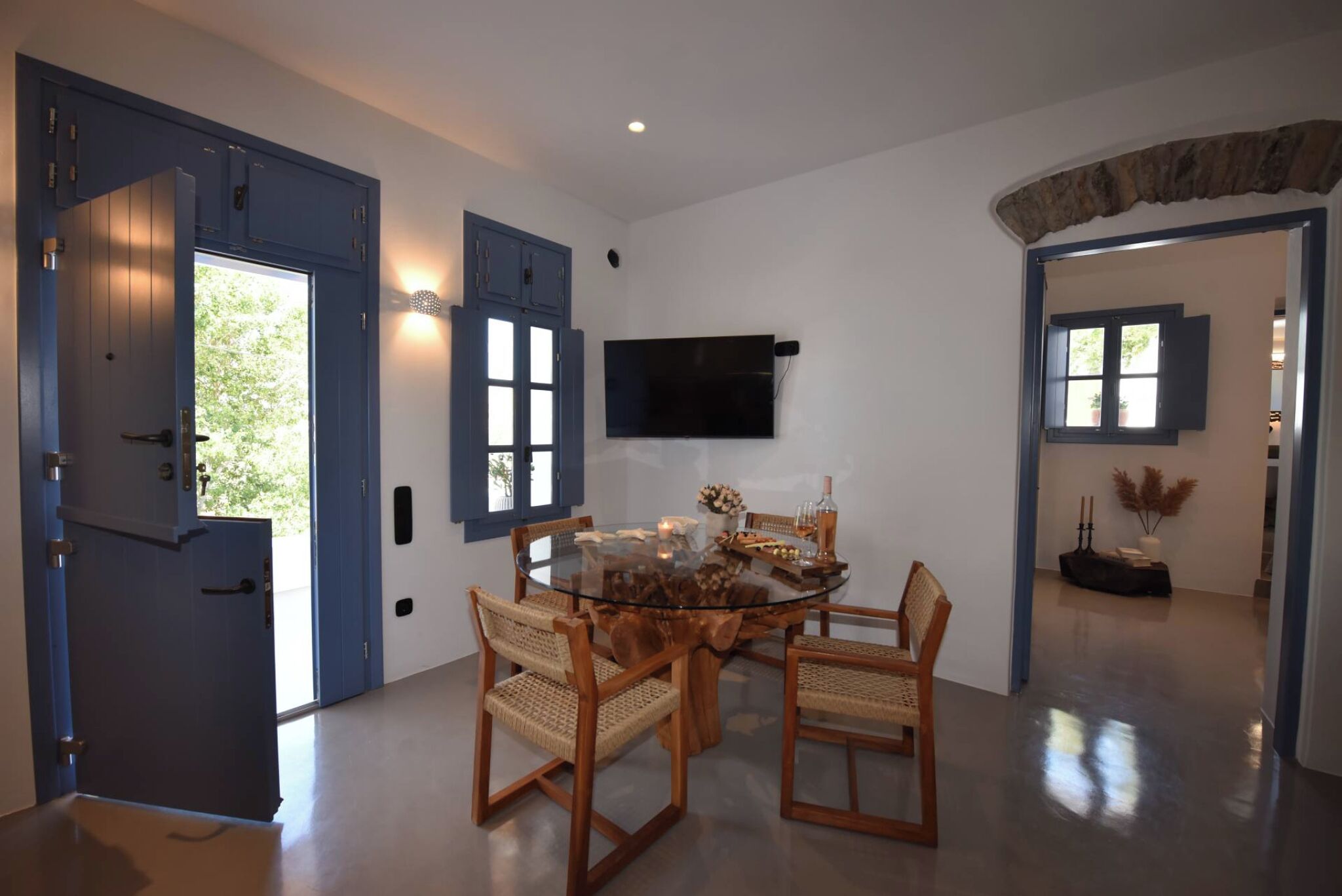 Deluxe-Suite, Balkon, Meerblick | Esszimmer