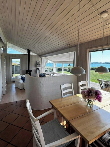 Waterfront house in first row at Fyns Hoved
