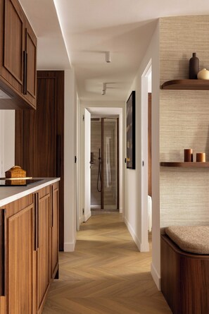 Apartment | Badezimmer | Haartrockner, Handtücher, Shampoo