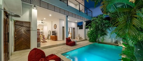 Villa Familiale, 3 chambres, vue piscine | Piscine