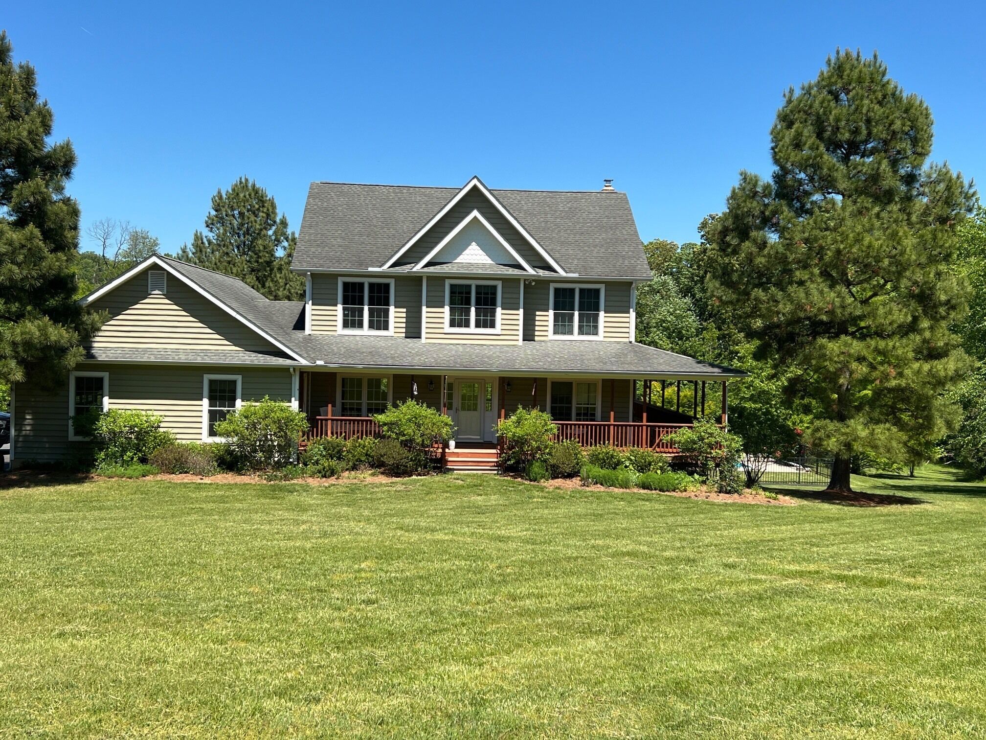 Front of the house.
