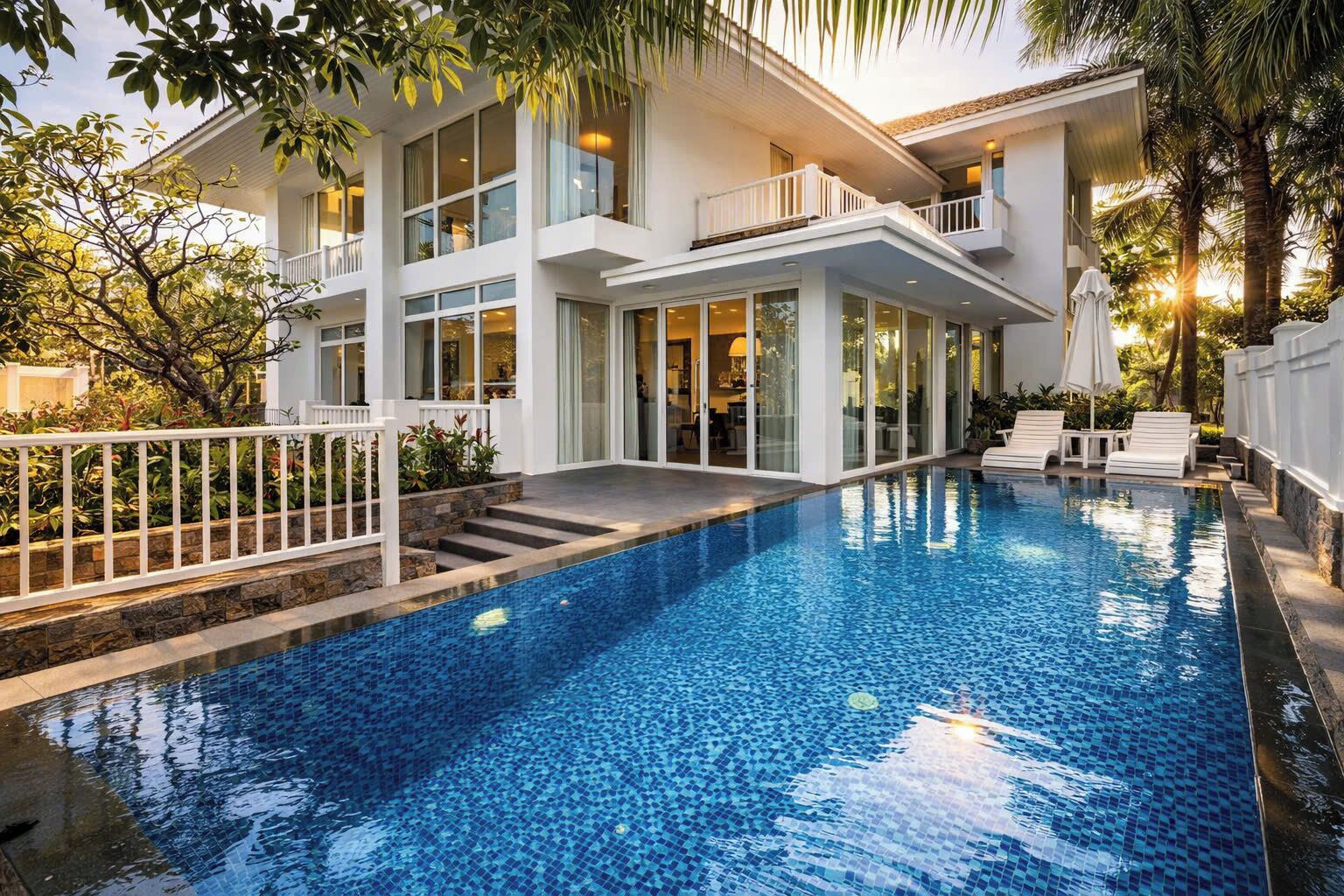 Villa, 4 chambres, vue établissement