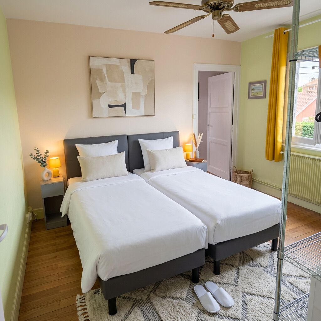 Family Apartment, 3 Bedrooms, Non Smoking, Pets allowed | Blackout curtains, iron/ironing board, free WiFi