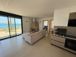 Comfort-Doppelzimmer, Strandblick | Wohnbereich