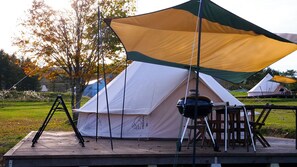 Outdoor dining - Appi No Mori Glamping (Hachimantai)