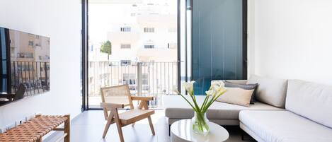 Apartment, Balkon, Stadtblick | Innenbereich