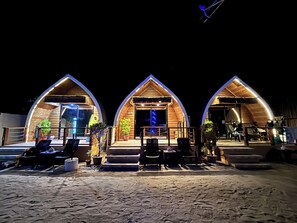 Front of property - evening/night - Kubotique  (El Nido)