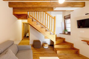 TV, fireplace, books - Casa Celis 2, for 4 people in Espinareu (La Villa)