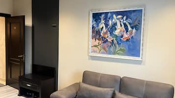 Deluxe-værelse til 4 personer - bjergudsigt | Select Comfort-senge, minibar, skrivebord, lydisolering