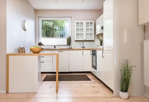 Apartamento, vistas al jardín | Cocina privada