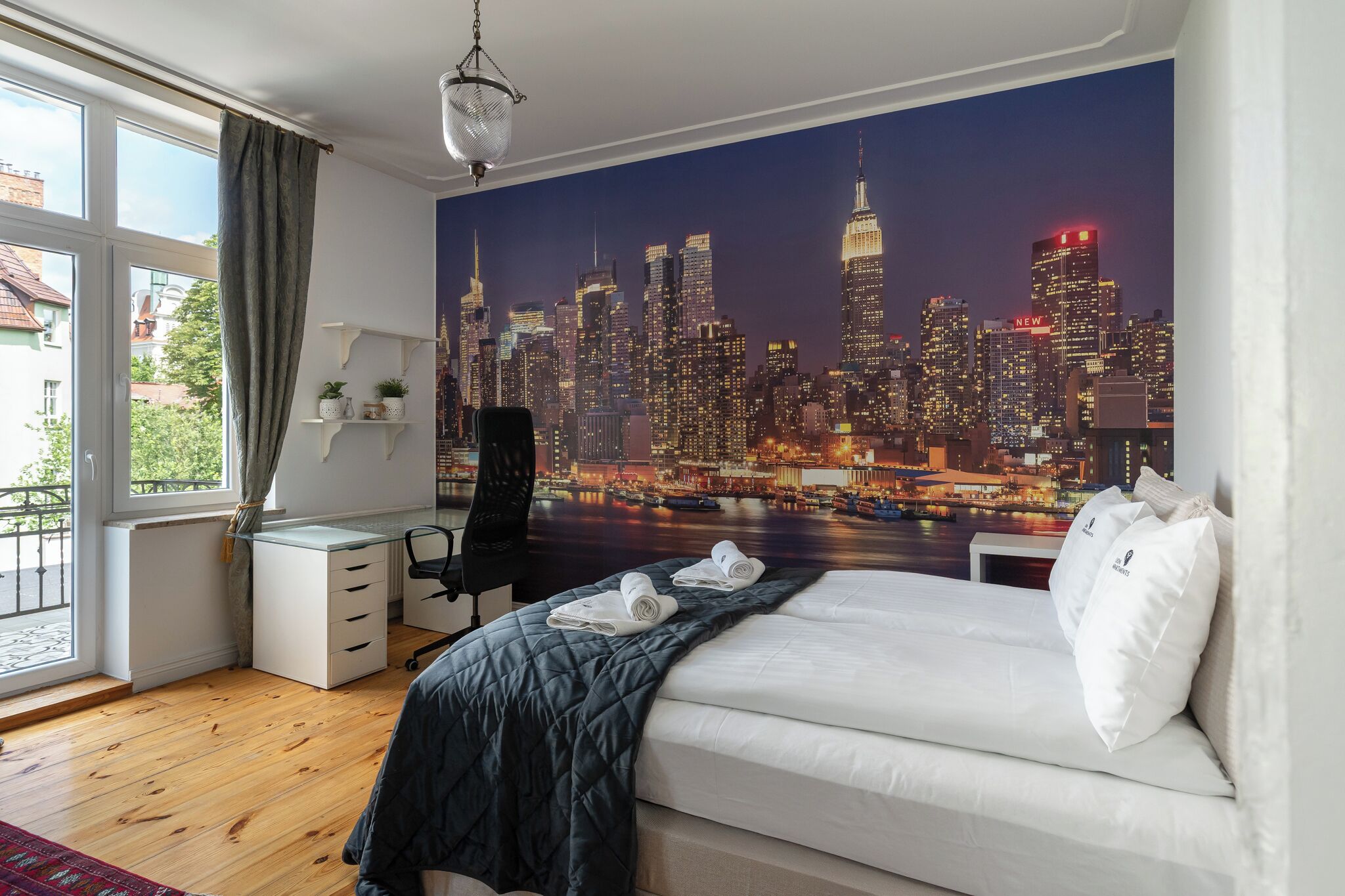 Apartment, Balcony, City View | Iron/ironing board, free WiFi, bed sheets