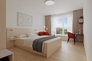 Classic-Apartment | Schreibtisch, laptopgeeigneter Arbeitsplatz, kostenloses WLAN