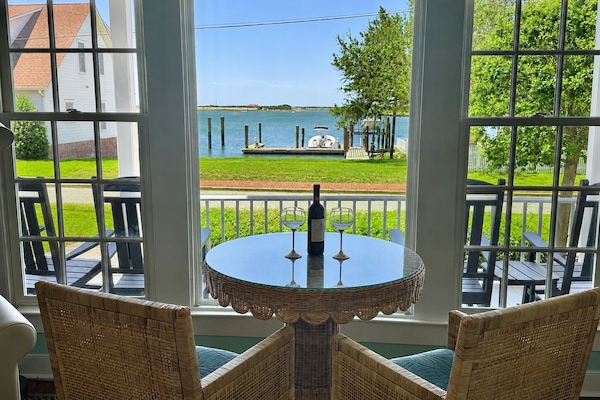 Waterfront view right from living room