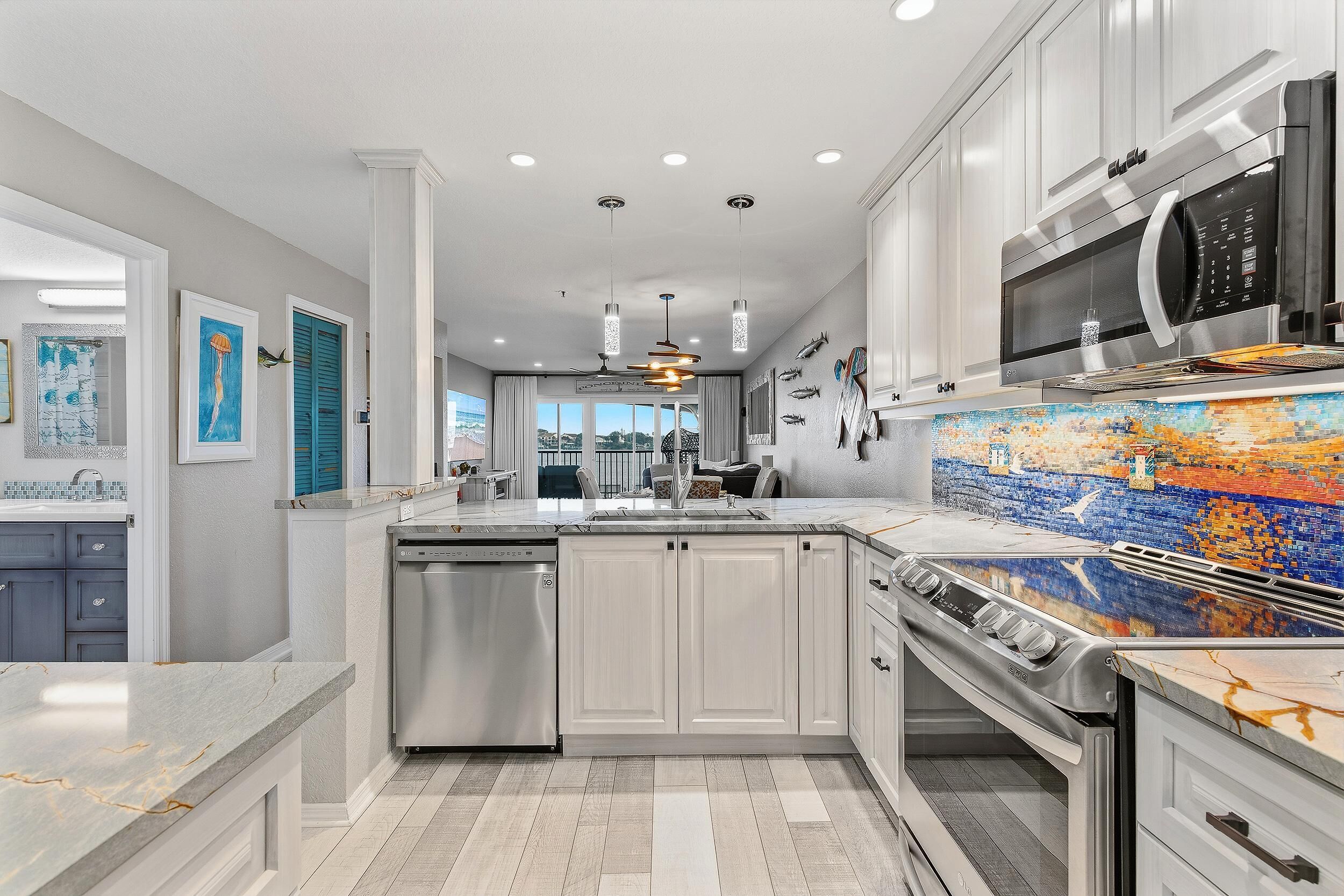 Condo, varias camas (Bouchelle Island 202) | Cocina privada