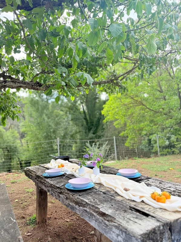 Restauration en plein air