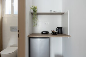 Interior - Double Room 8 with Private Balcony, Wi-Fi, and Air Conditioning (Ano Symi)