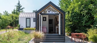 Tiny house moderne et lumineux au cœur des vignes avec terrasse privée