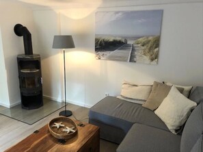Fernseher, Kamin