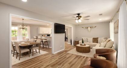 Queenie’s Classic City Retreat: 5 Minutes to Downtown Athens