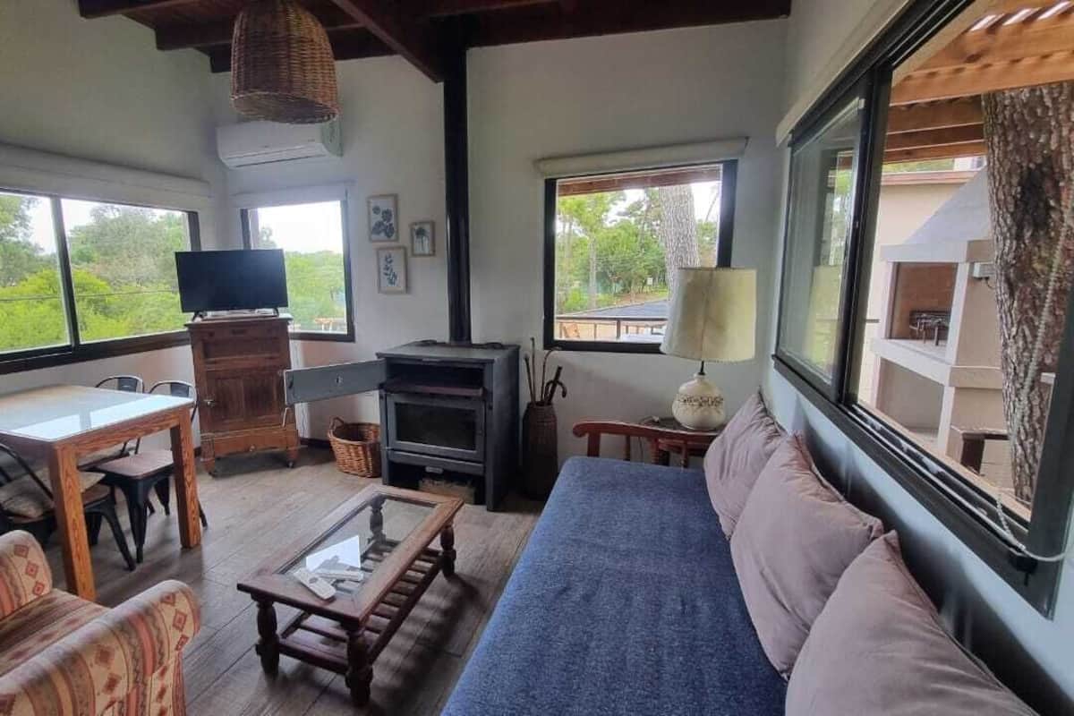 Cabaña, 1 habitación | Área de sala de estar