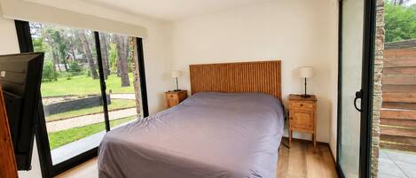Cabane, 1 chambre, vue jardin