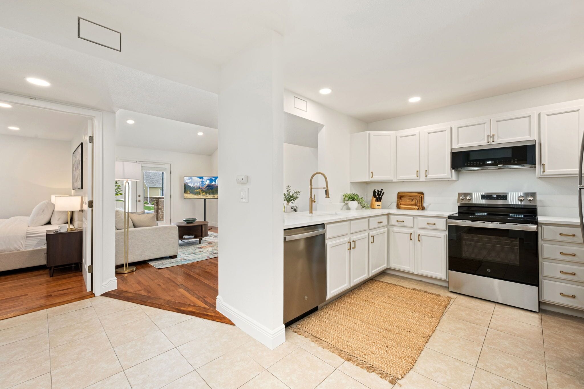 Condo, 1 King Bed, Patio, Garden View (Cowboy Cottage) | Private kitchen