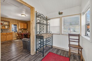 Interior - Bear Necessities at Heidi's L'il Haven Resort, cozy 1 bedroom with kitchenette (Curtis)