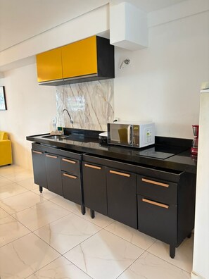 Private kitchen - Landscape 202 Gold B 2 bedrooms 66m2 sea view (Fortaleza)