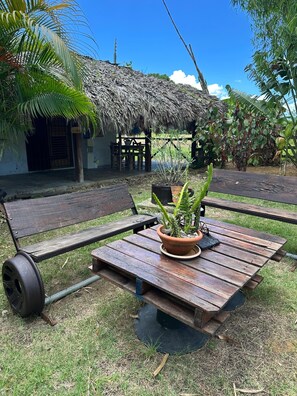 Outdoor dining - Ecologico Las Tres Marias Ranch  (San Rafael del Yuma)