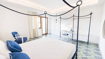 Deluxe-Doppelzimmer, Terrasse, Meerblick