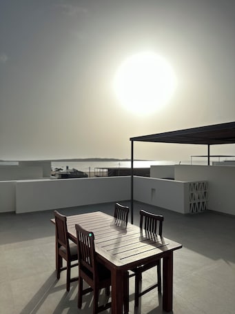 Restaurante al aire libre. Vila Cristina