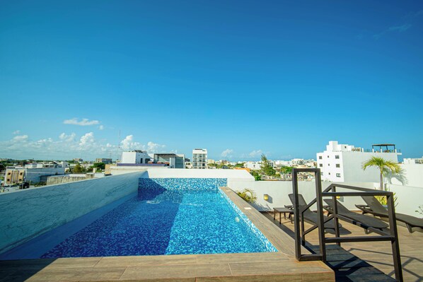 Pool - Vedra 401: Central apartment near the beaches and Fifth Av. (Playa del Carmern)