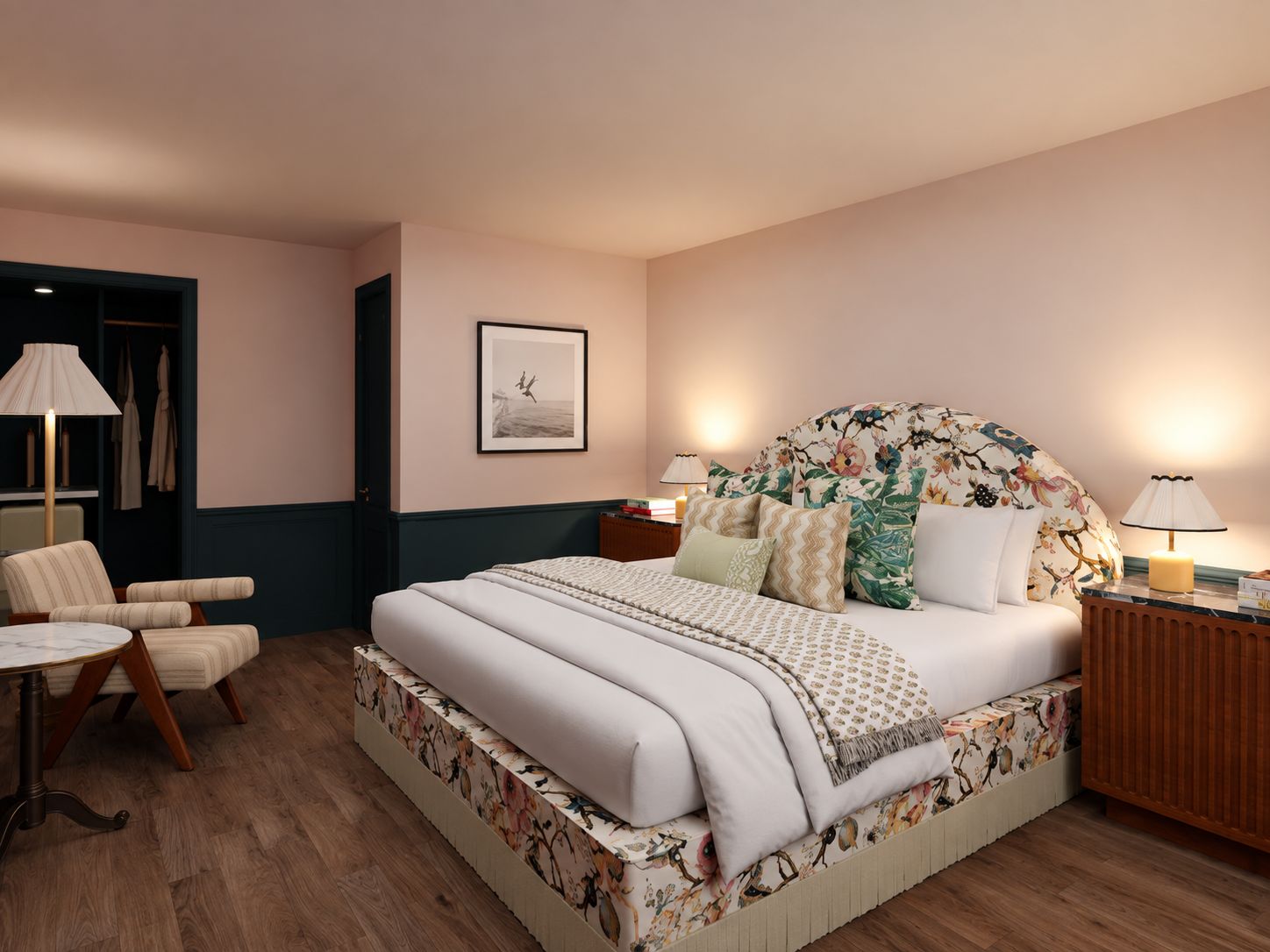 Deluxe kamer, 1 kingsize bed | Luxe beddengoed, donsdekens, pillowtop-bedden, verduisterende gordijnen