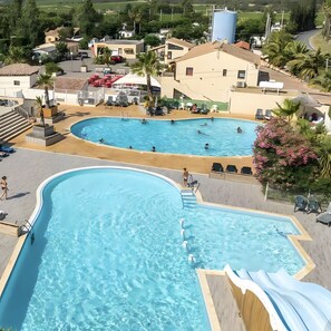 Pool - Mobile Home for 6 near Sète & Montpellier in 4-Star Campsite (Vic-la-Gardiole)
