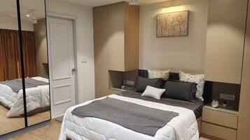 1 bedroom, iron/ironing board, free WiFi, bed sheets