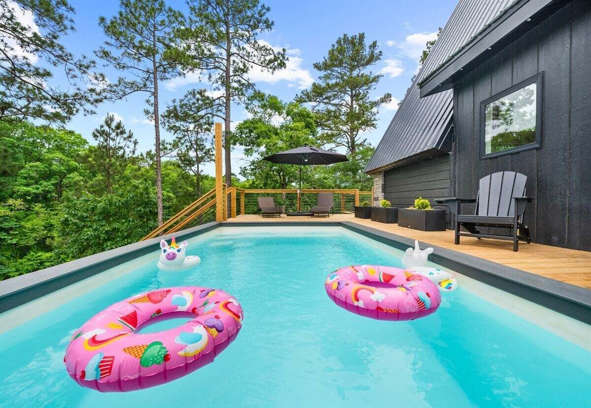 Una piscina riscaldata