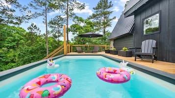 Una piscina riscaldata