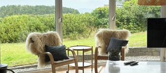 Holiday home with panoramic views on Helgenæs