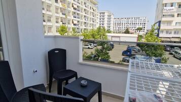 Family Apartment, Balcony | Property grounds