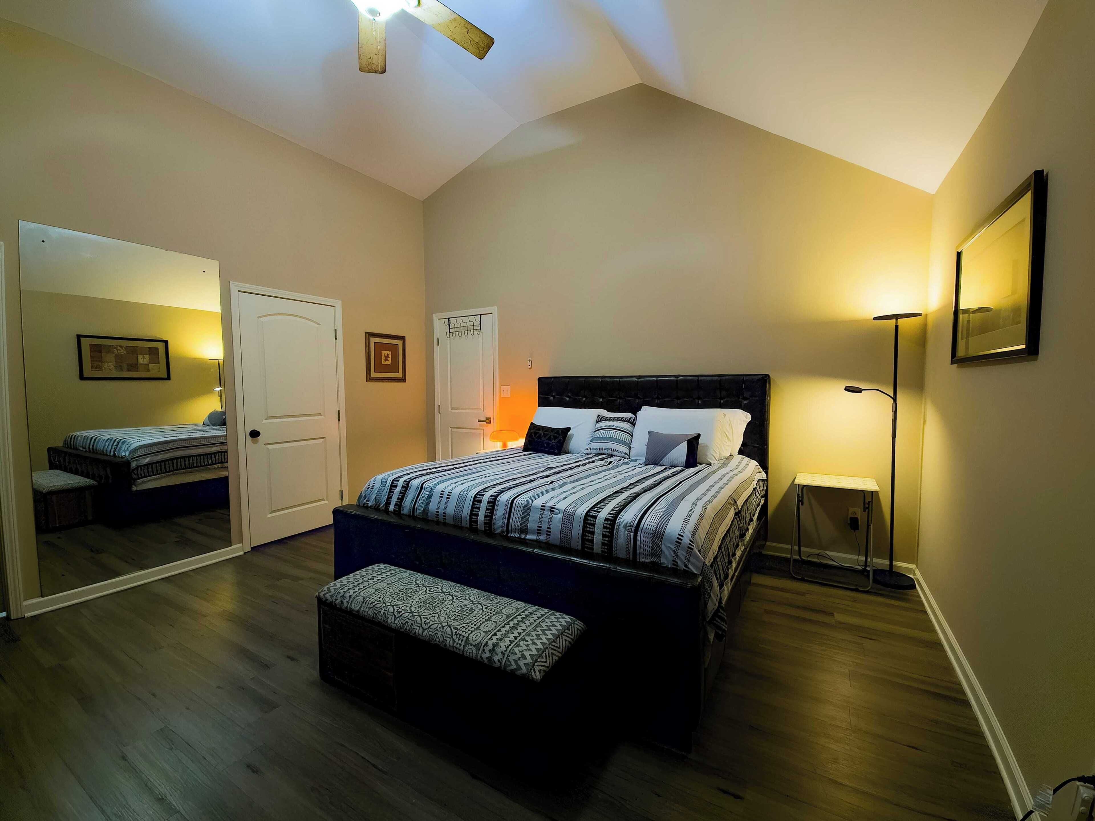 1 chambre, fer et planche à repasser, Wi-Fi, draps fournis