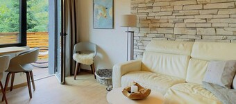 Moderne birkchalet på Ruppberg
